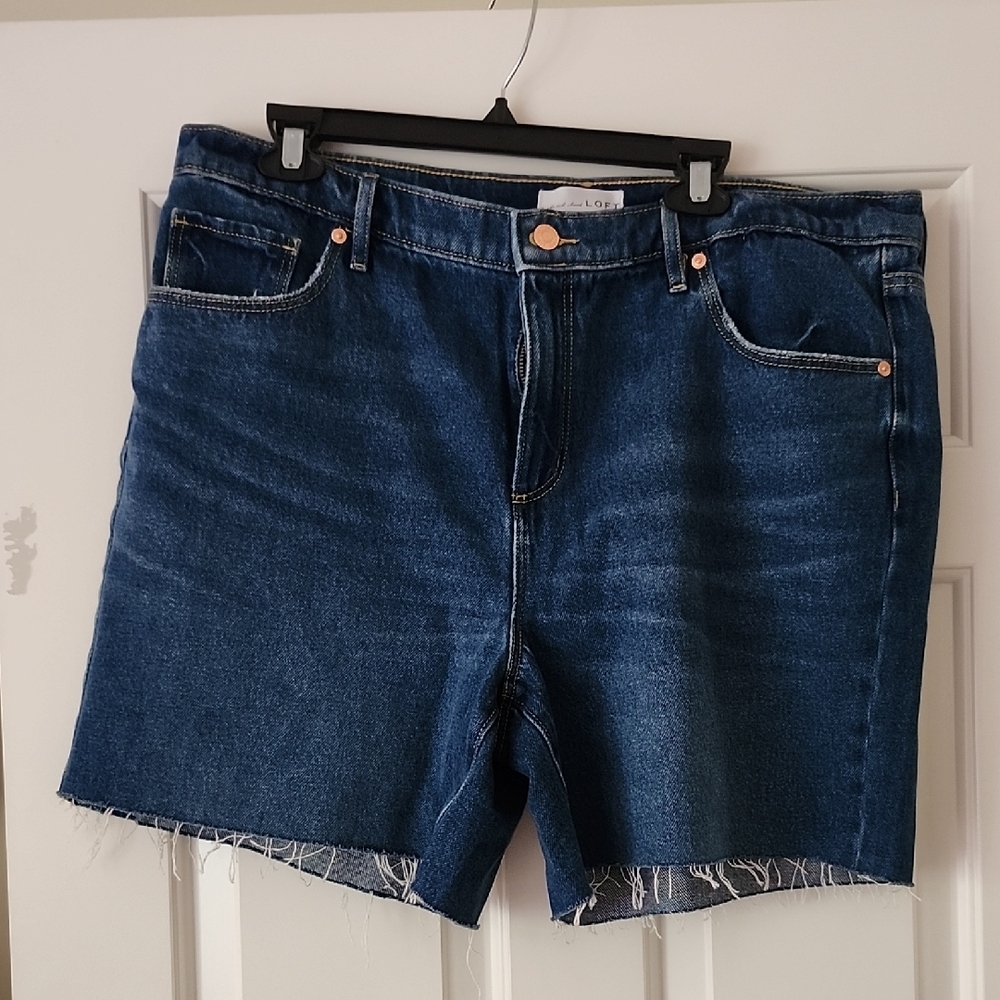 LOFT Blue Denim Shorts